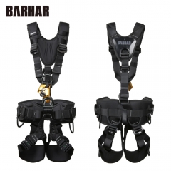 Ceinture de sécurité intégrale amovible corps/assise à double usage BARHAR pour le travail en hauteur, les opérations de sauvetage