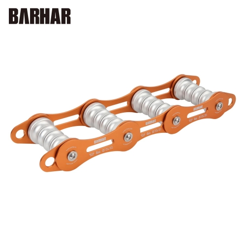 BARHAR Rope Protector Aluminium-Legierung Mobile Doppelrolle 16WHEELS