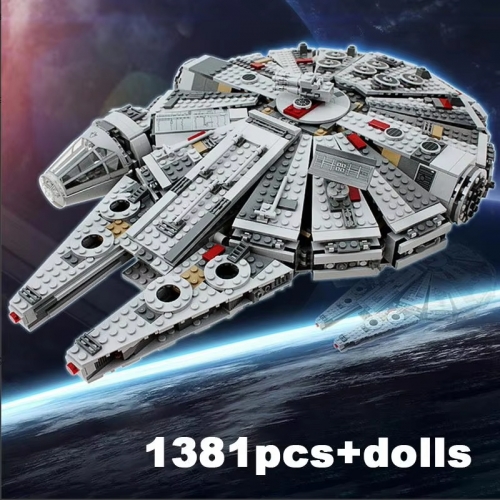 Neue STAR WARS Raumschiff Ziegel Sterne Kämpfer Raum Für Millennium Set Falcon Schiff Bausteine Kit Spielzeug Für Kinder