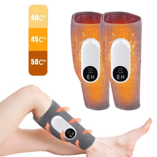 360 ° air pressure calf massage device 3-mode hot compress foot leg muscle relaxation promote blood circulation