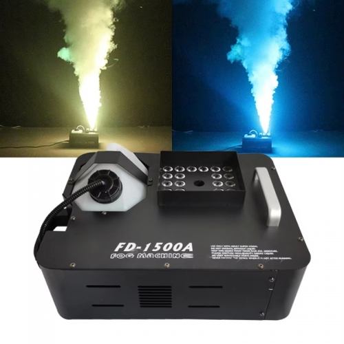 LED fog machine 1500W vertical smoke machine 24 × 9W RGB stage professional fog machine effect 220V