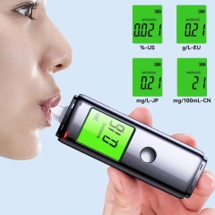 Zw alcohol tester rechargeable portable breath alcohol tester for personal and professional use pro