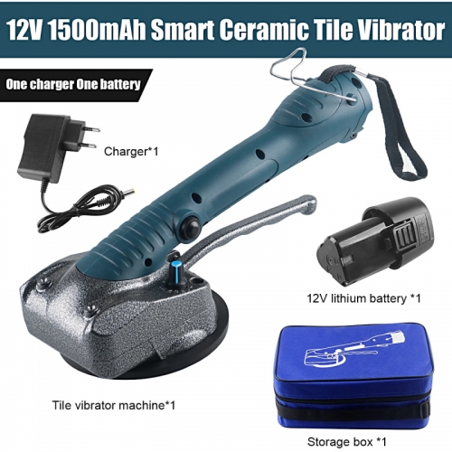 12V Tile Tiling Machine Electric Wall Floor Tiles Laying Vibration Tool Enlarged Suction Cup Home Decoration