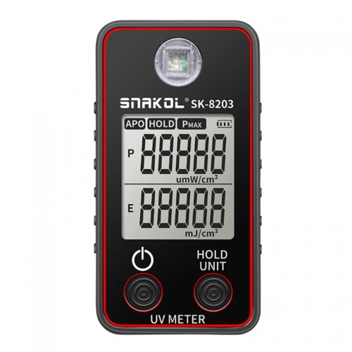 High precision ultraviolet illuminometer handheld illumination test meter, LCD display with data storage, automatic power off functions