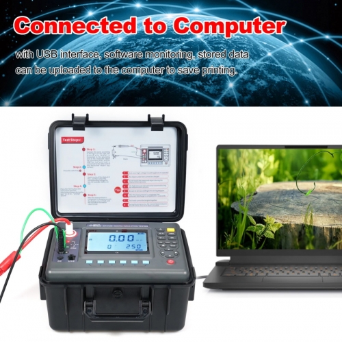 Hohe Spannung Isolierung Megohmmeter Industrielle Digitale Shakemeter Ultra Hohe Spannung Digital Display Isolierung