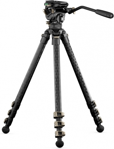 Tilta CT08 75mm Cine Fluid Head with 3-Stage Carbon Fiber Tripod Legs