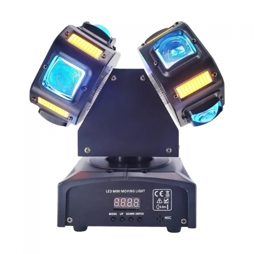 Infinite Rotating Stage Lamp Support DMX512 Signal/Master/Slave/Auto Demo/Sound Control Electronic for DJ KTV Disco Party