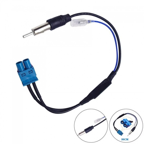 OEM Dual Fakra RF Radio Antennenadapter mit Verstärker für RNS510/RCD510/310/Golf/MK5/MK6/Passat B6/B7/Tiguan