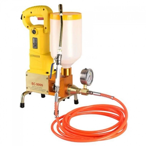 High Pressure Waterproof Grouting Machine 1100W Injection Pump Epoxy/Polyurethane Foam Grouting Liquid Leakage Tool