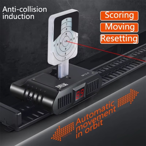 New upgrade fully automatic multifunction voice music automatic scorer automatic reset laser target toy gun shoot targe