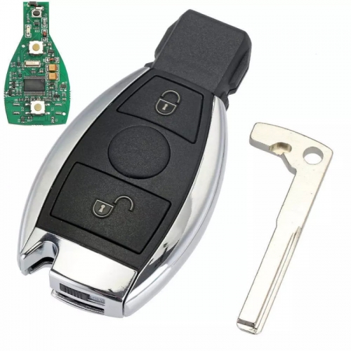 2 Buttons Key Replacement Case Housing 433Mhz 315Mhz For Benz W245 W204 W211 W212 W164