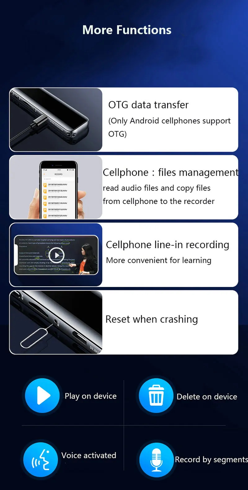 Activated Portable Recorder