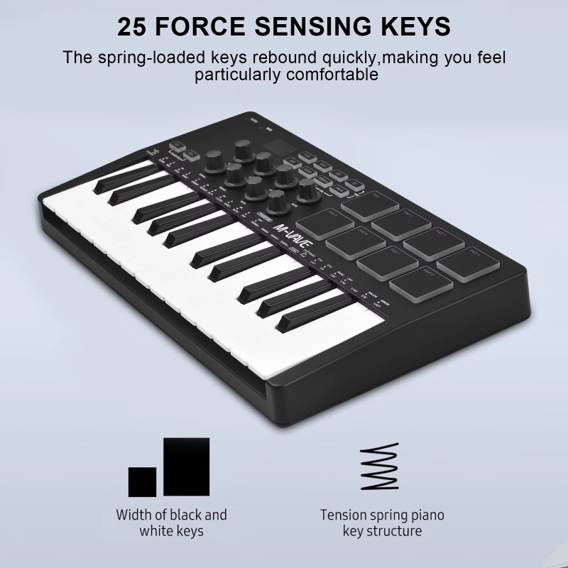 25-key MIDI control keyboard