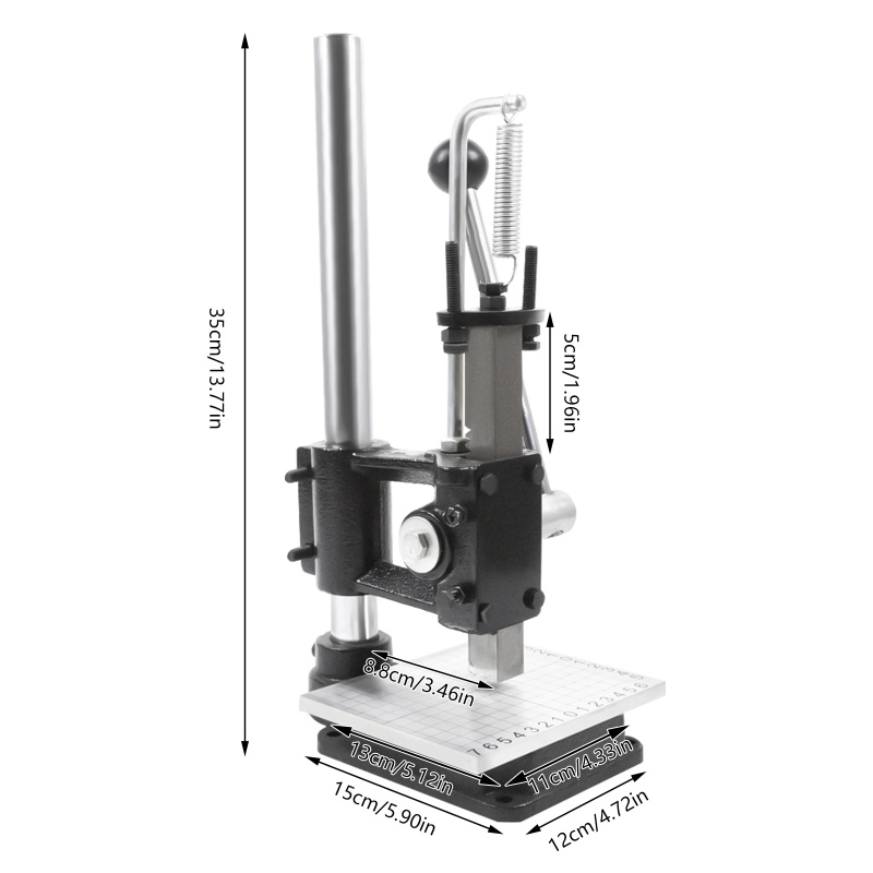 Leder Handwerk Druckmaschine