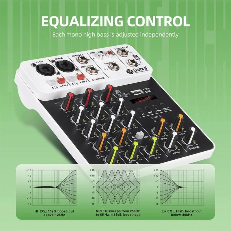 V4 Audio Interface Mixer