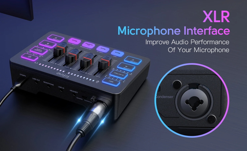 Fifine Gaming Audio Mixer