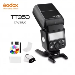 Godox TT350C TT350N TT350S TT350F TT350O TT350P Flash 2.4G HSS TTL Flash Speedlite sans fil pour Canon Nikon Sony Fuji Olympus Pentax