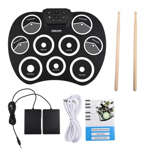 Electronic Drum Set G80 - Portable, high-quality sound, MIDI interface