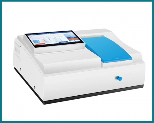 190-1100 nm mit englischer Software Vollwellenlängen-Scan Sichtbares Spektrometer Optisches proportionales Doppelstrahl-UV-Spektrophotometer