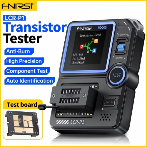 FNIRSI LCR-P1 Transistor Tester Diode Triode Kapazität Widerstand Meter LCR ESR Meter NPN PNP MOSFET IR Multifunktions Tester