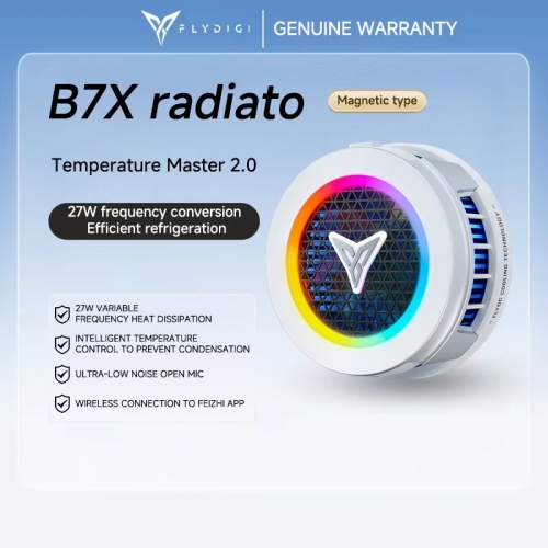 Flydigi B7X refroidisseur de téléphone portable Conversion de fréquence Super Dissipation thermique radiateur magnétique pour Iphone Ipad Android