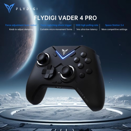 Flydigi VADER 4PRO/VADER 3/VADER 3 PRO manette de jeu sans fil Bluetooth Hall commutateur de déclenchement linéaire/jeux PC/Steam/IOS