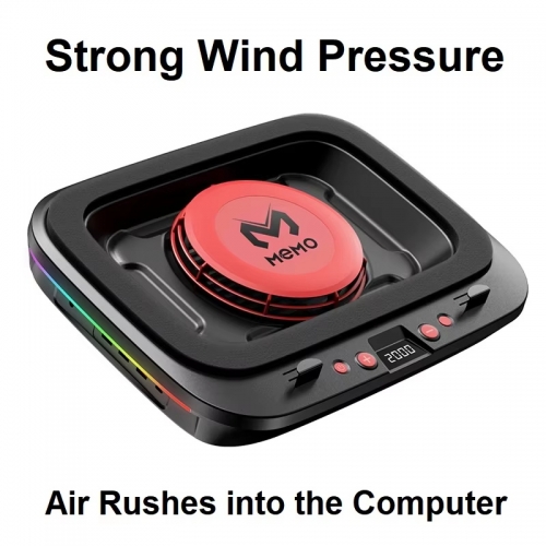 Strong Wind Cooling Stand Base Bracket Pad Powerful Strong Fan Pressure Game Laptop Cooler