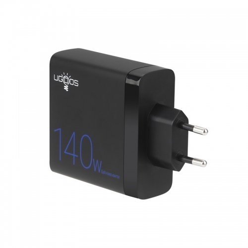 Ugoos GaN Power Adapter 140W 2 ports