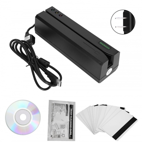 MSR605 Magnetic Stripe Swipe Credit Card Reader Writer Encoder 100240v