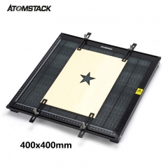 ATOMSTACK F2 Honeycomb Wabentisch für Laser Graviermaschine 445 x 445 mm Waben Laser Arbeitsplatte mit Aluminiumplatte