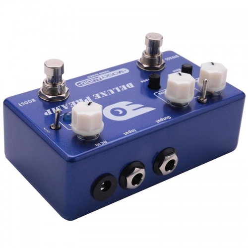 Pédale de guitare préampli Deluxe 2 en 1 Boost Overdrive Metal S avec True Bypass