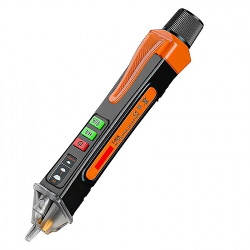 Berührungsloser AC-LED-Spannungsteststift mit Stromkreisdetektor-Tester, Dual-Range 12 V/48 V-1000 V Haltepunktfinder