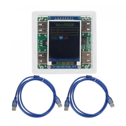 KMBox Net Netzwerk-Tastatur und Maus-Controller 100M Hochgeschwindigkeits-DMA/AI-Single-Machine-Dual-Controller-USB-Konverter