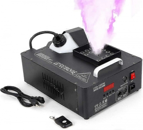 Rgb Stage Fog Machine,Dmx Fogger Party Smoke Generator,SUPPORT WIRELESS,24 Led 3 in 1