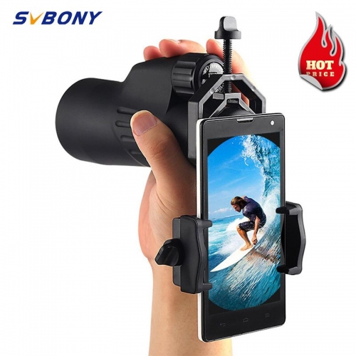 SVBONY Adaptateur universel pour téléphone portable Support oculaire diamètre 25-48mm pour binoculaire monoculaire Télescope