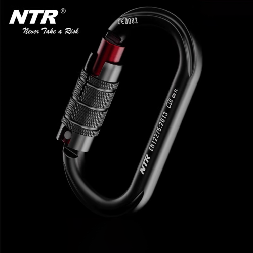 NTR 25KN O-type Outdoor Mountaineering Lock Rescue Survival Hole Exploration Camping Climbing Safety Assistance Equipment