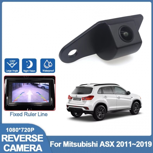 1280x720P  Night Vision Rear View Camera for Mitsubishi ASX 2011-2019