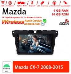 9 pouces Android 13.0 Autoradio / multimédia 4Go de RAM 64Go de ROM pour Mazda CX-7 2008-2015 avec WiFi NAVI Bluetooth