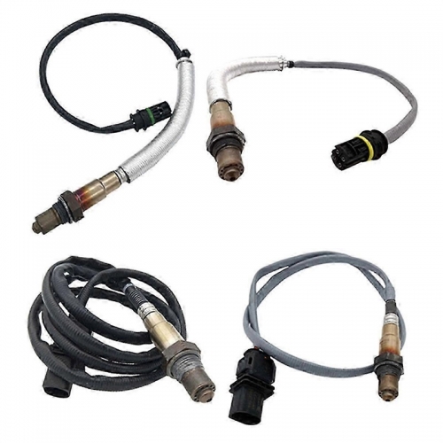 4pcs Upstream and Downstream Oxygen Sensor Compatible with E83 E90 E91 E92 E93 128I 11787558073,11787558055