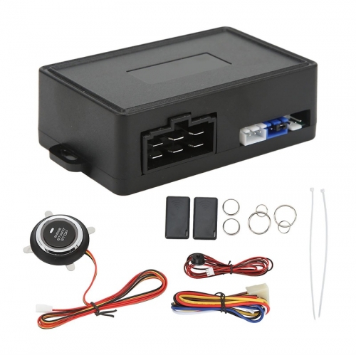 Car Keyless Entry System, 12V, PKE Remote Control, One Key Engine, Starter, Anti-theft