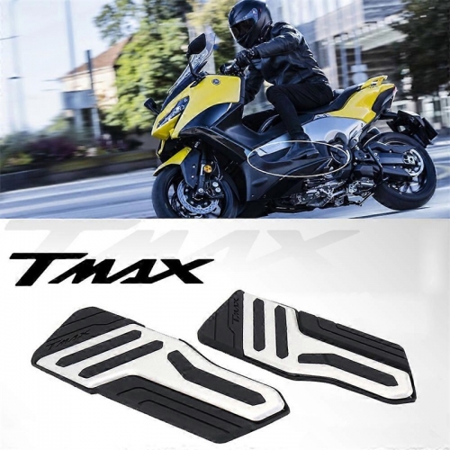 Neue Fußrasten TMAX 560 Fußrastenplatte Rutschfeste Pedalplatte Motorrad Fußstütze Fußpolster Für Yamaha T-MAX560 2022