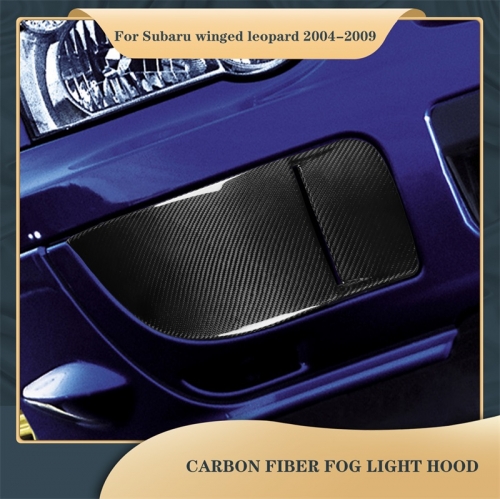 Für TOYOTA Subaru Winged Leopard 2004-2009 Nebelscheinwerferhaube aus Kohlefaser Echte Kohle faser Aufkleber Auto Interieur Zubehör