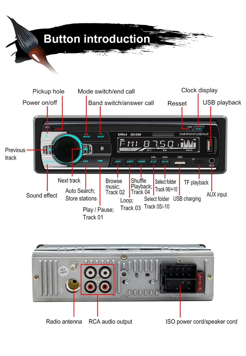 Auto-MP3-Player Autoradio