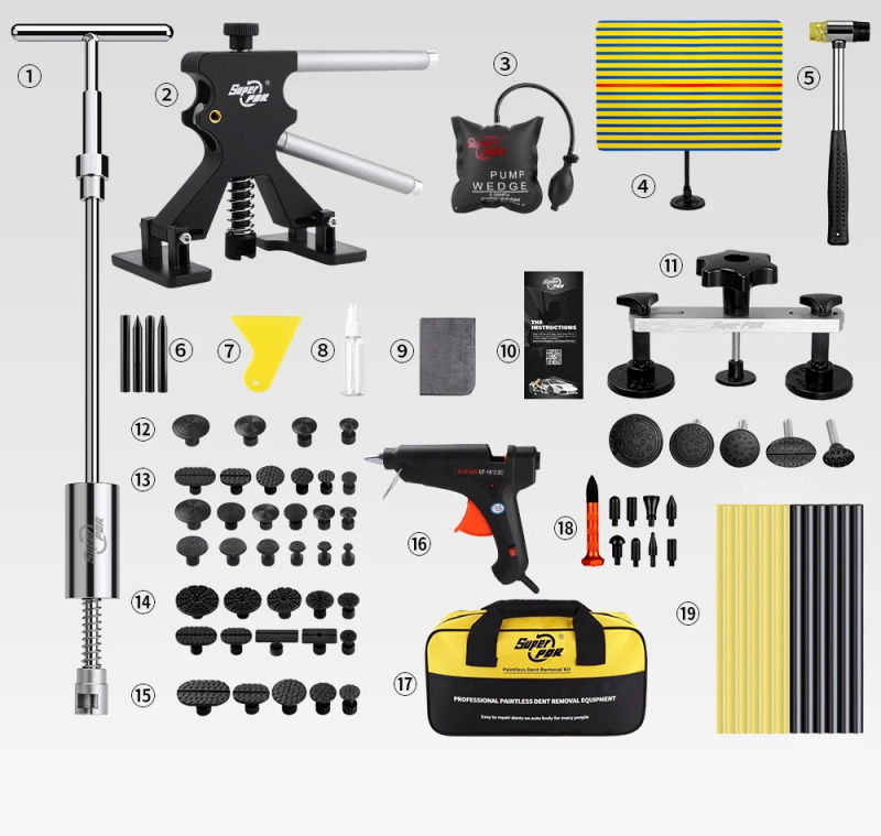 Outils de débosselage de voiture