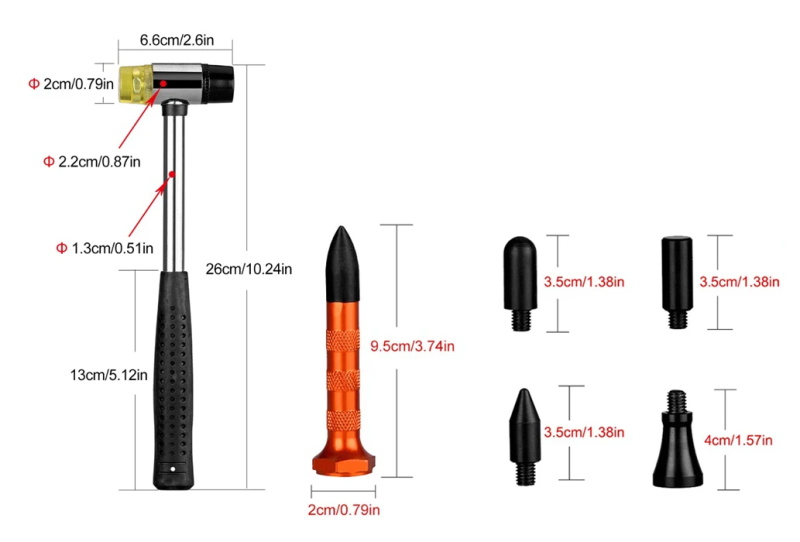 Outils de débosselage de voiture