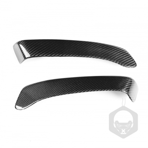 2pcs For Hummer H3 2007-2010 Front Door Armrest Real Carbon Fiber Sticker Car Interior Accessories