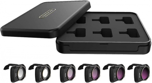 Jeu de filtres d'objectif pour accessoires Dji Mavic Mini / Mavic Mini 2 / Mavic Mini Se, paquet de 6 (cpl, Mcuv, Nd4, Nd8, Nd16, Nd32)