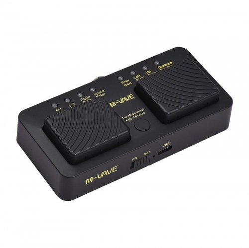 M-VAVE CUBE TURNER PRO Rechargeable Wireless Intelligent MIDI Control Pedal Page Turner Pedal Sheet Music Turner BT Spectrum Fli