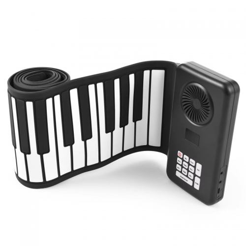 88 Keys Portable Foldable Piano Hand Roll E-Piano Environmental Silicone Home Practice Professional Electronic Pian