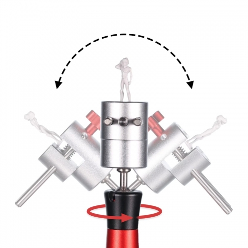 Dspiae a T-HV outils d'artisanat en acier inoxydable étau de Table directionnel pour étau de banc de modélisme pièces d'outils électriques universelle